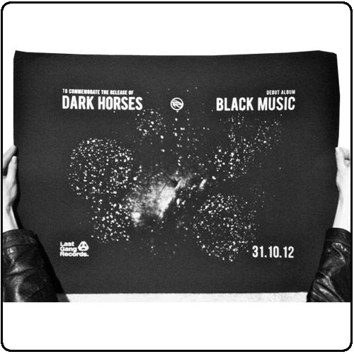 Dark Horses - Limited Edition Black Music Screen Print