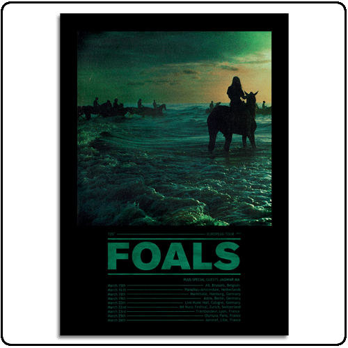 Foals - European Tour 2013 Art Print