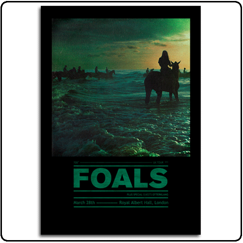Foals - Royal Albert Hall Tour 2013 Art Print