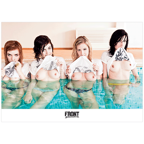 Front Magazine - FRONT Poster: Flashing in the pool