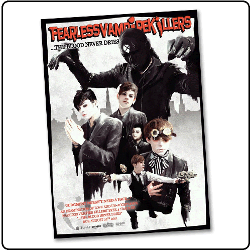 Fearless Vampire Killers - ...The Blood Never Dries (A3 Poster)