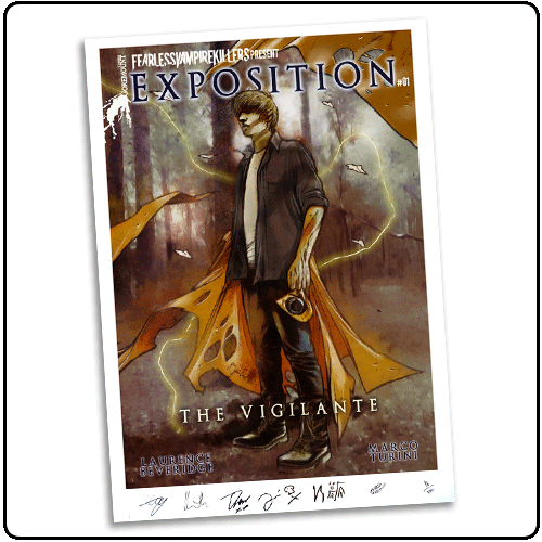Fearless Vampire Killers - Exposition Comic #1 Front Cover (Ltd Ed Signed A2 Art Print)