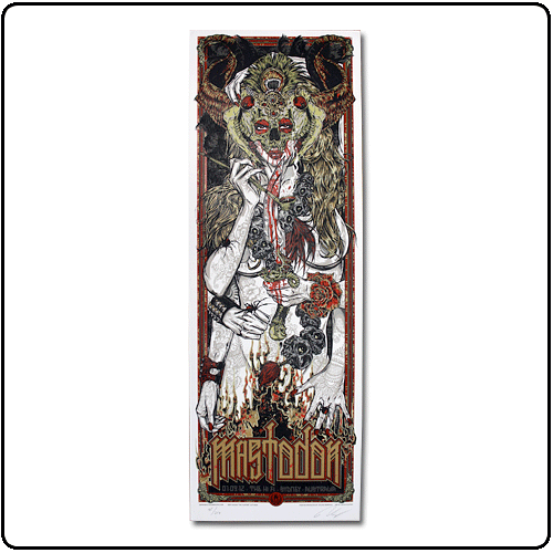 Mastodon - Australian Gig poster