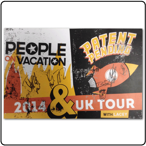 Patent Pending - Signed Tour Mini Poster 41x226cm