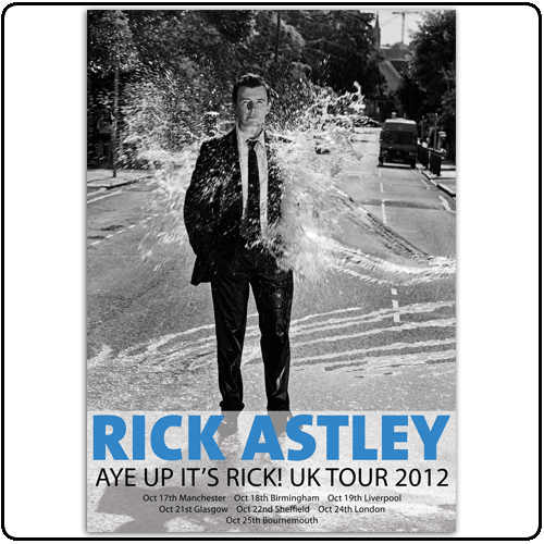Rick Astley - UK Tour Poster