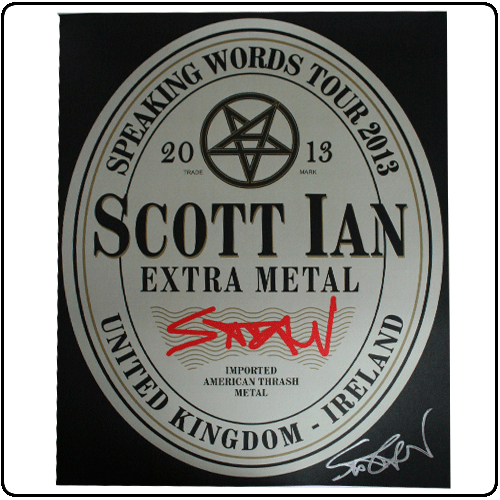 Scott Ian - Extra Metal Signed and numbered 250 run Art Print