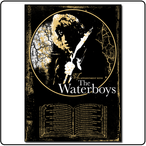 The Waterboys - Screen Printed Poster - Limited Signed