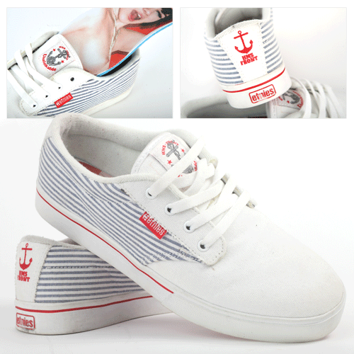 Front Magazine - ETNIES X FRONT - UNSINKABLE SHOES - SOLD OUT