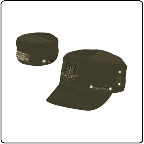 Call Of Duty - Army Green Cadet W/Logo Front