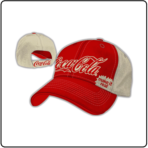 Coca Cola - Red/White Adj Cap
