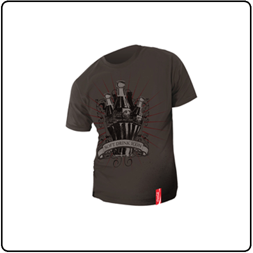 Coca Cola - Soft Drink Icon Logo (Brown)