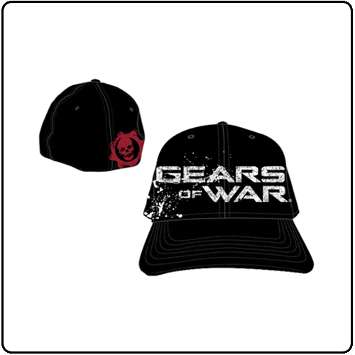 Gears Of War - Black Flexfit Cap With Logo