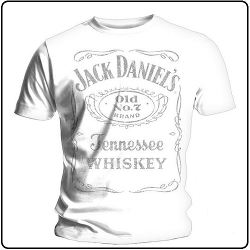Jack Daniels - Classic Logo White