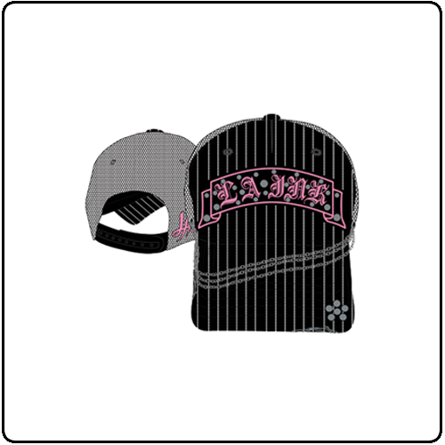 L.A Ink - Black Trucker Pink Logo Faith