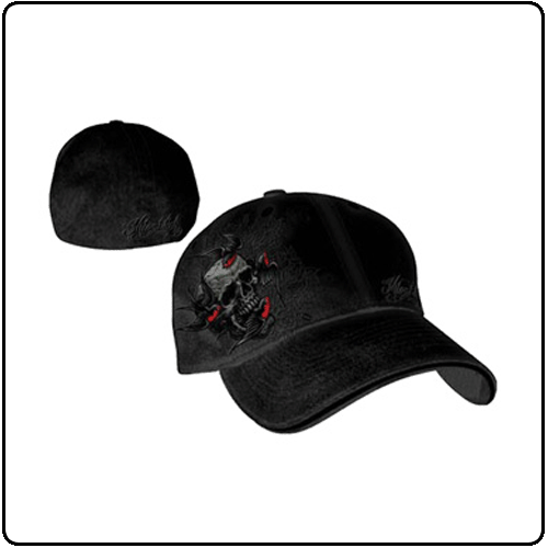 Miami Ink - Black Flexfit Cap Skull W/Bird