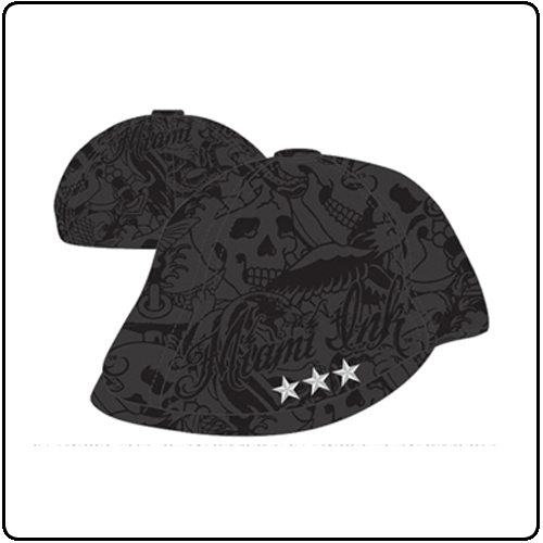 Miami Ink - Grey Ivy Allover With 3 Stars
