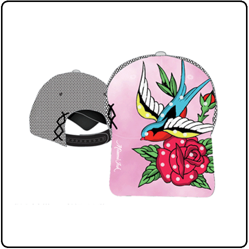 Miami Ink - Pink Trucker W/Lucky Bird