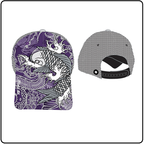Miami Ink - Purple Trucker Koi Fish
