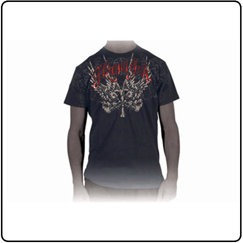 Miami Ink - Cross & Hawks Red Logo