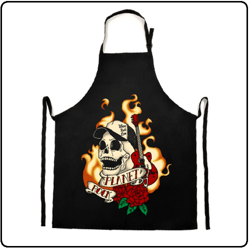 Planet Rock - Tattoo BBQ Apron