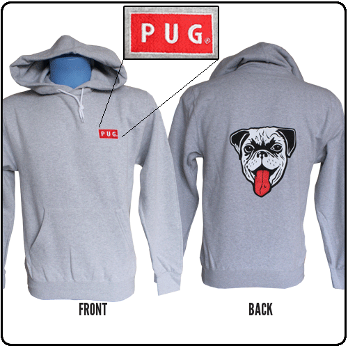 PUG - Classic Grey Pullover