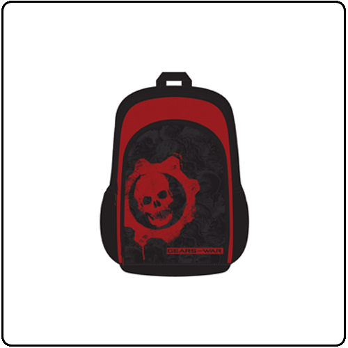 Gears Of War - Black With Red Screenprint