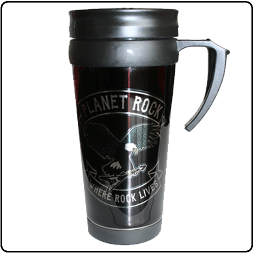 Planet Rock - Biker Patch Travel Mug