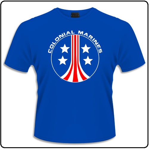 Alien - COLONIAL MARINES LOGO (ROYAL BLUE)