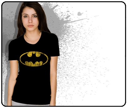 Batman - Distressed Shield (Girls)