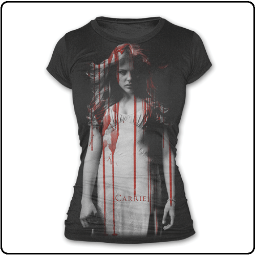 Carrie - Black Jrs B & W Drips Tissue