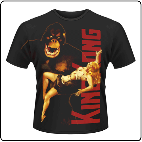 King Kong - Vintage Poster (Black T-Shirt)