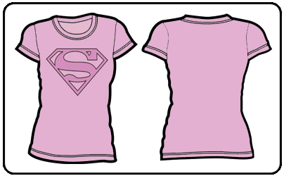 Superman - Pink Glitter (Girls)