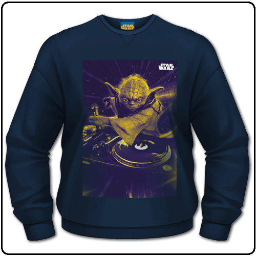 Star Wars - DJ Yoda Crew Neck Sweatshirt