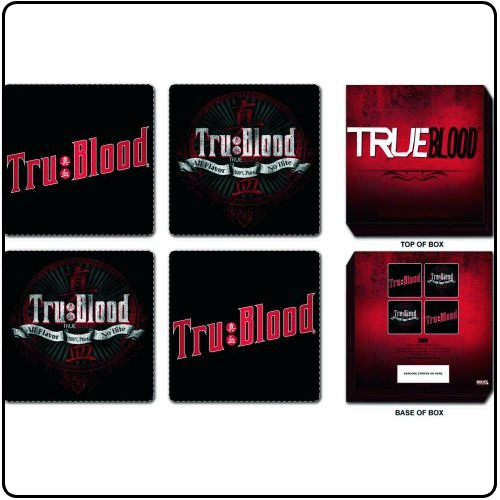 True Blood - Mixed Designs (4 Piece Coaster Set)