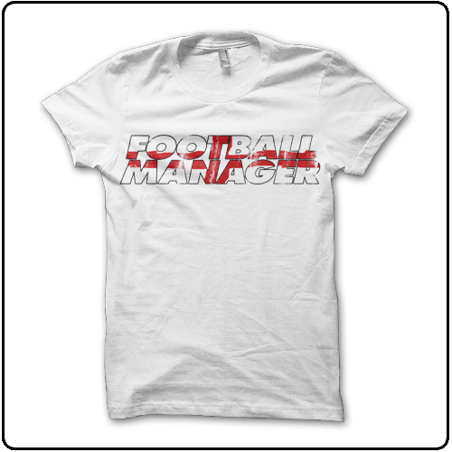 Football Manager - England Flag White