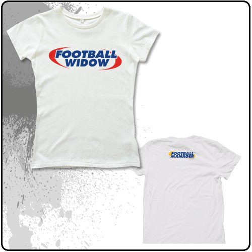 Football Manager - Football Widow (White)
