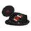 L.A Ink - S/M Black Fedora Hat With Roses