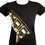 Late Of The Pier - Gold Foil Logo (Black)