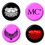 Melanie C - Badge Set (Pack of 4)