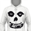 Misfits - All Over Skull - White - Zipped (Mens)