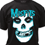 Misfits - Blue Logo White Skull
