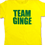 Nicola Roberts - TEAM GINGE (Yellow) LADIES SKINNY