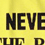 Sex Pistols - Yellow Nevermind the Bollocks Mens T (XXL Only)