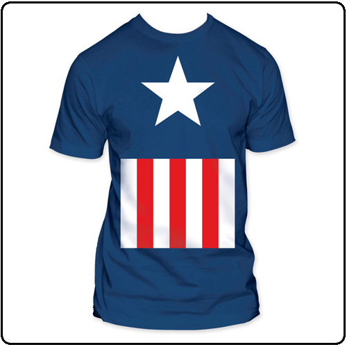 Captain America - Suit Fitted Tee