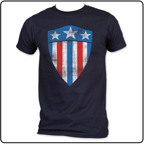 Captain America - First Shield Fitted Tee