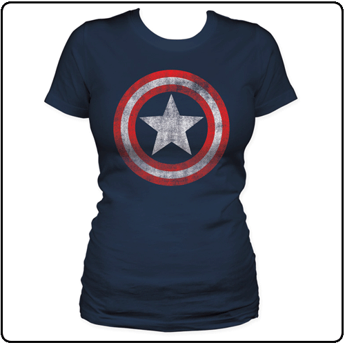 Captain America - Shield (Womens)