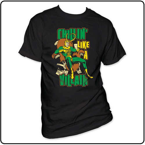 Loki - Chillin Like A Villain Fitted Tee