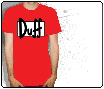 The Simpsons - Duff Bear
