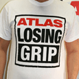 Atlas Losing Grip : Square Logo (White)