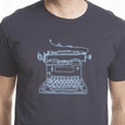 Allie Moss : Typewriter (Mens Navy)